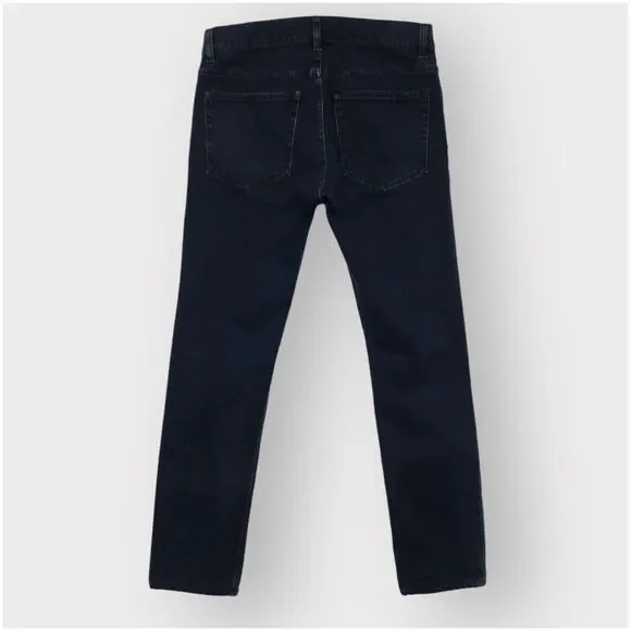 Acne Studios Ace Stay Blue/Black Denim Jeans Men's Size‎ 30x28 Dark Wash